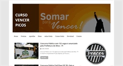 Desktop Screenshot of cursovencerpicos.com.br